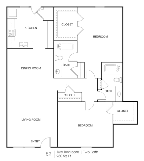 a floor plan of a house with a bedroom and a living room