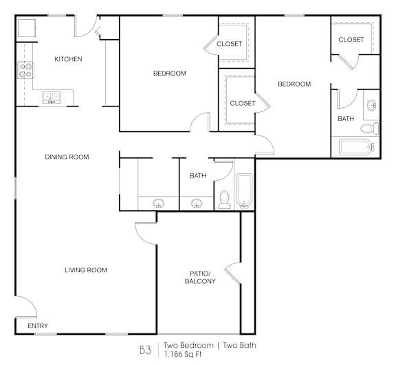 a floor plan of a living room and a dining room