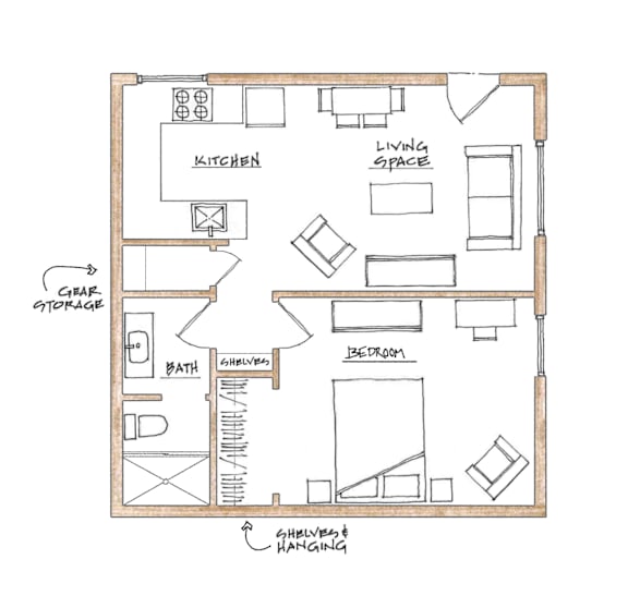 Floor Plan  Suite 1 Floor Plan