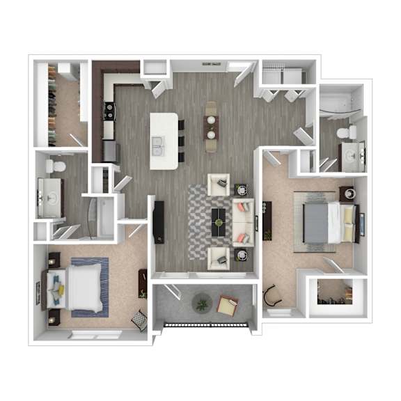 Floor Plan  A10 Floor Plan at 901 Rendon, Burleson, TX