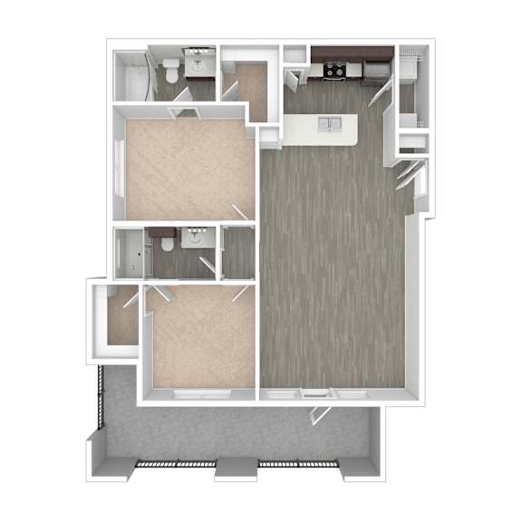 A9 Floor Plan at 901 Rendon, Texas, 76028