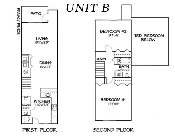 floor plans for a bedroom house with a bathroom and a living room