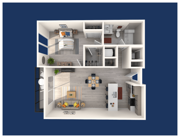 a bedroom floor plan of a 2100 sq ft apartment