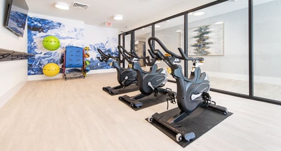 the gym at the windsor pointe apartments oh