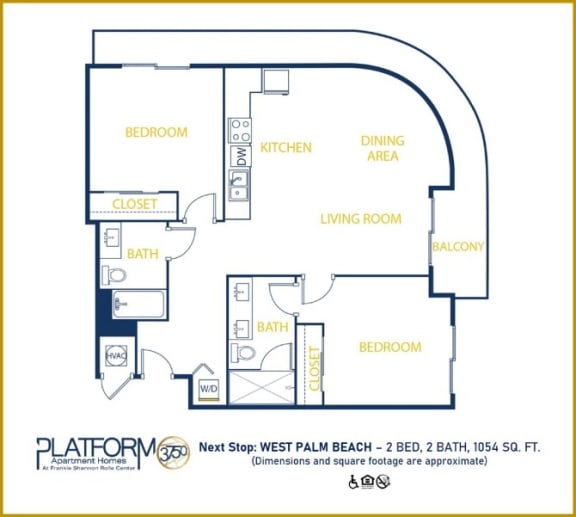 a floor plan of a bedroom apartment