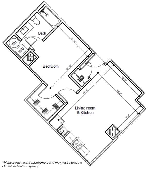 1E v01 at 7 West 7th Apartments, Ohio, 45202