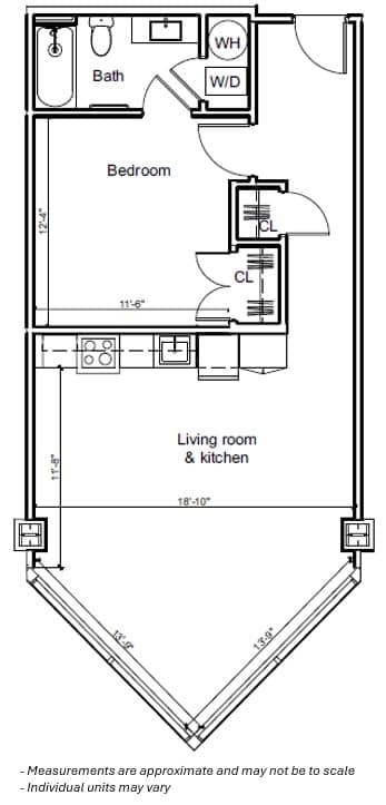 1F v01 at 7 West 7th Apartments, Cincinnati, 45202