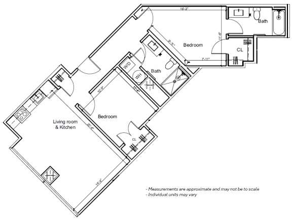 2D v02 at 7 West 7th Apartments, Cincinnati, 45202
