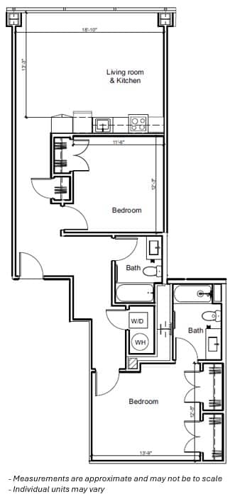 2E v01  at 7 West 7th Apartments, Ohio