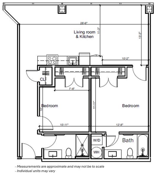 2F v02  at 7 West 7th Apartments, Cincinnati, OH 45202