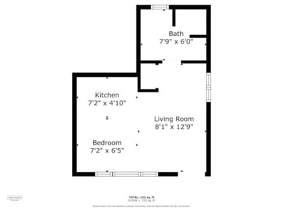 a floor plan of a house with a studio apartment