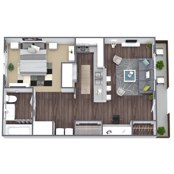 1 bed 1 bath A at Bella Vista, Utah, 84790