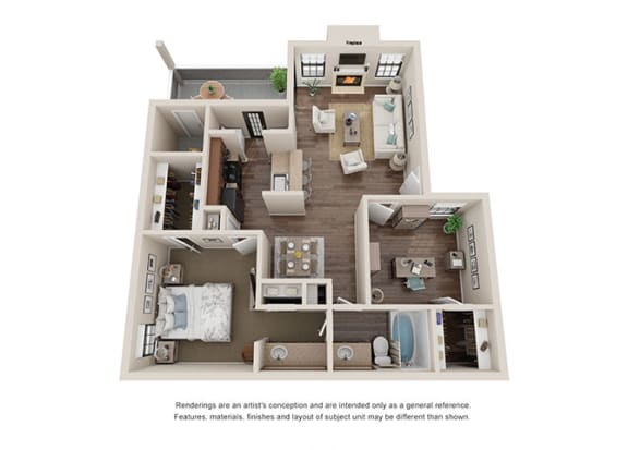 2 bed 2 bath at Heatherstone, Dallas, Texas