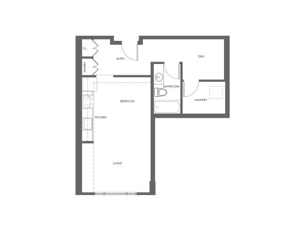 a floor plan of a house with a white background