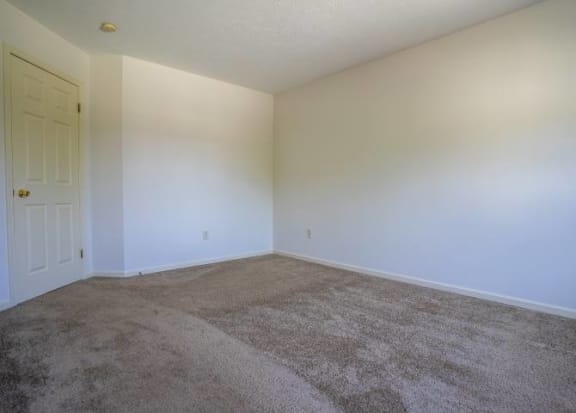 Typical bedroom with carpet