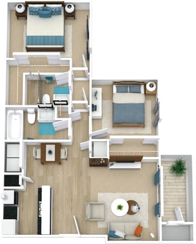 C3 Floor Plan at Aspen Landing, Kansas City, Missouri