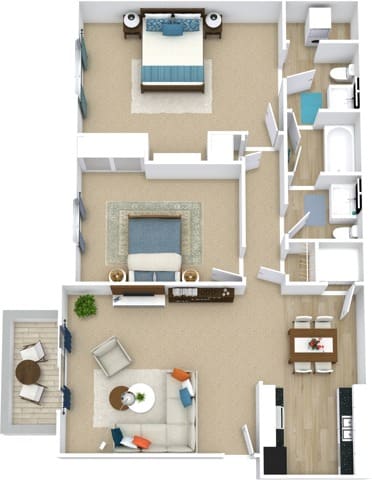 C5 Floor Plan at Aspen Landing, Missouri