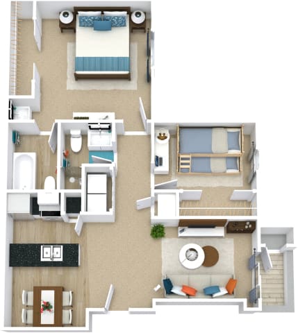 C1PR Floor Plan at Aspen Landing, Missouri, 64137