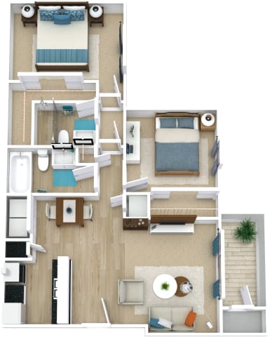 C3R Floor Plan at Aspen Landing, Kansas City, 64137
