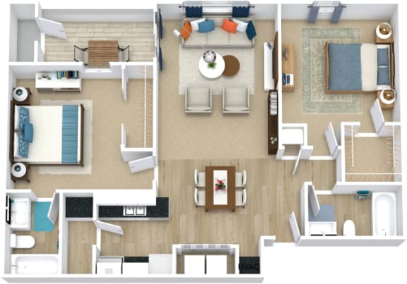 C4PR Floor Plan at Aspen Landing, Kansas City