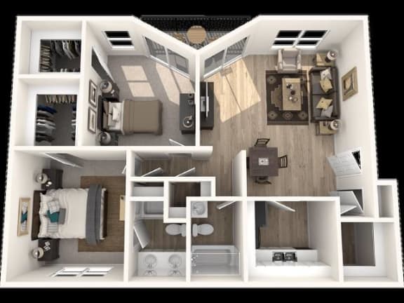C7 Floor Plan at Eastwood Crossings, Missouri