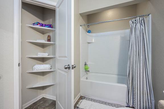 White Bathroom at Spring Creek Apartments, Florida, 32536