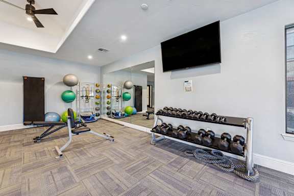 Gym at Platinum Castle Hills, Lewisville, Texas