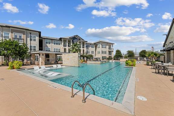 Front Pool View at Citadel at Westpointe Apartments, San Antonio, 78245