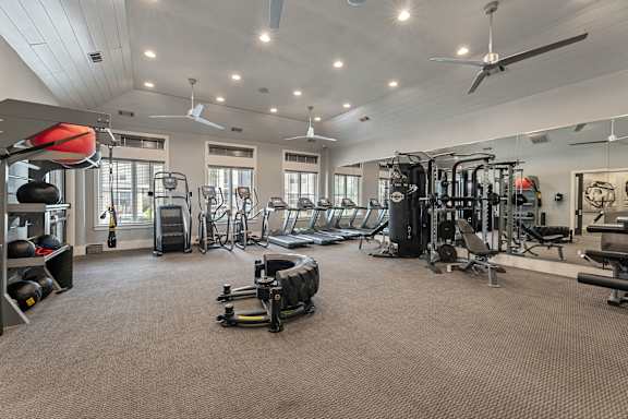 A Gym with Bench Press at Citadel at Westpointe Apartments, San Antonio, 78245