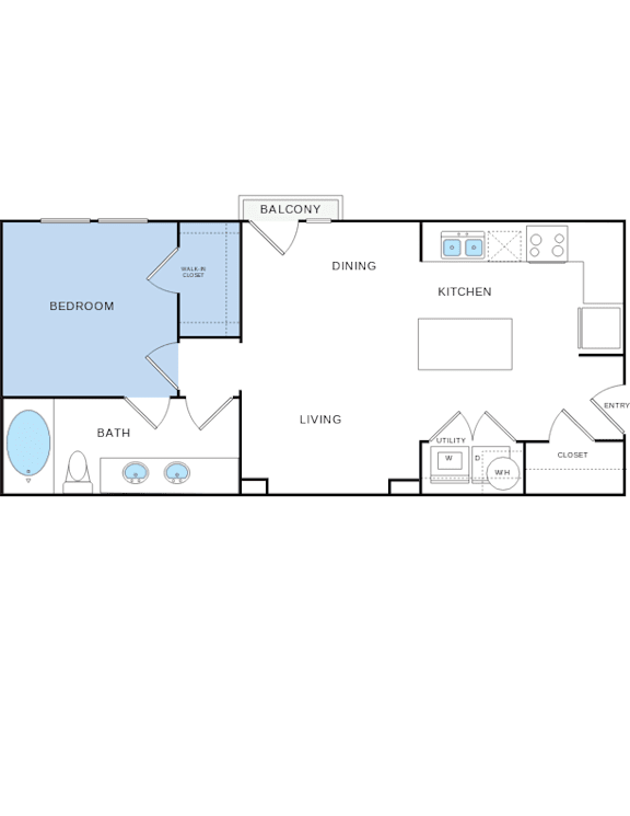 A2 Floorplan at Citadel at Westpointe, San Antonio, 78245