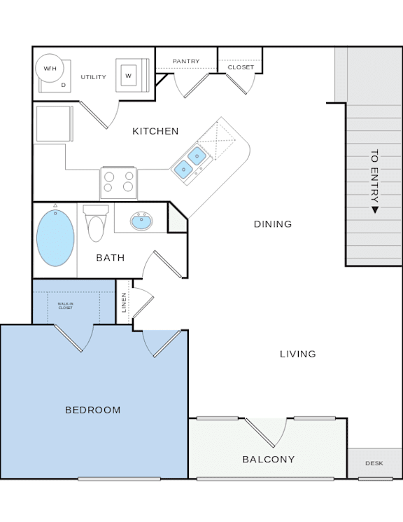 Floor Plan  A5U Floorplan at Citadel at Westpointe, San Antonio, TX, 78245