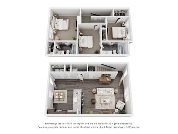 The Silo Floor Plan at Arrowood Farms, Clarksville, 37042