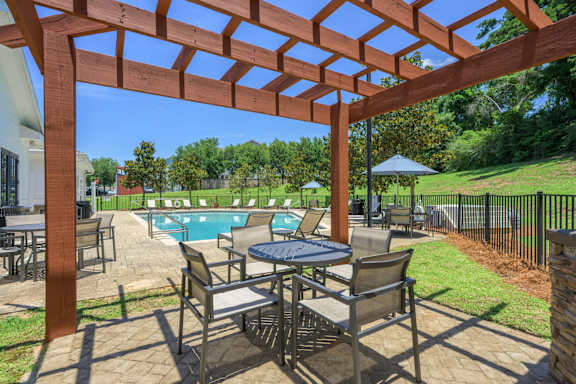 Private Patio at Spring Creek Apartments, Florida