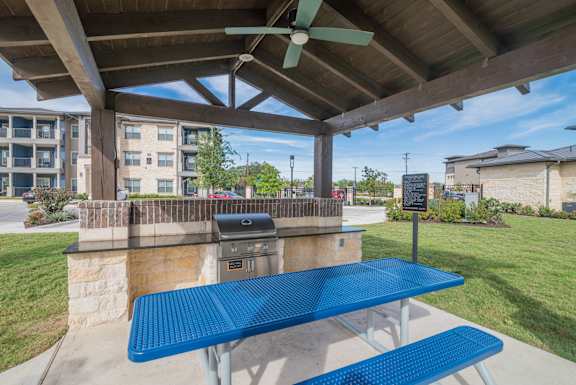 Picnic Table at Legacy Flats Apartments, Texas, 78254