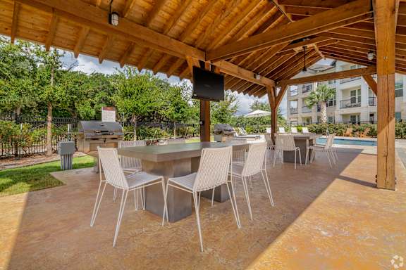 Residential Patio at Legacy at Cibolo Apartments, Boerne, TX, 78006