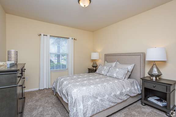 Well Decorated Bedroom at Mill Creek Run Apartments, Georgia