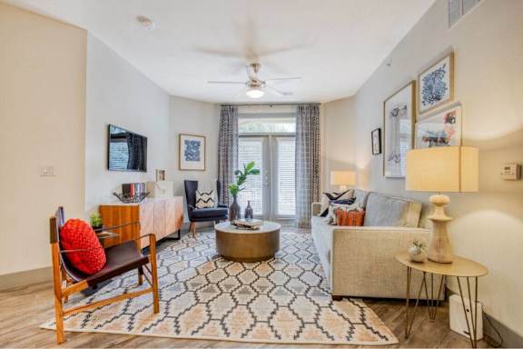 Graceful Living Area at The Mark at Huebner Oaks, San Antonio, 78230