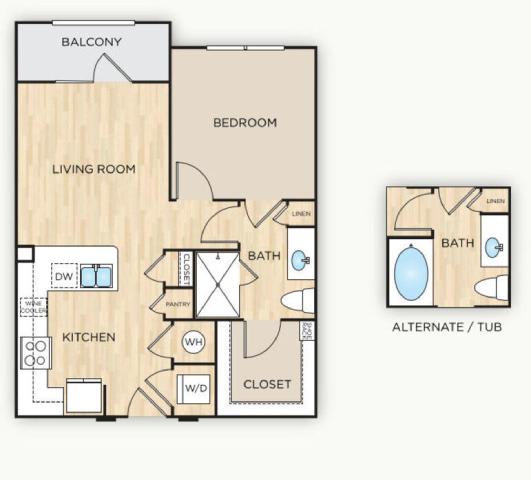 Fonda Floor Plan at The Mark, San Antonio, TX 78230