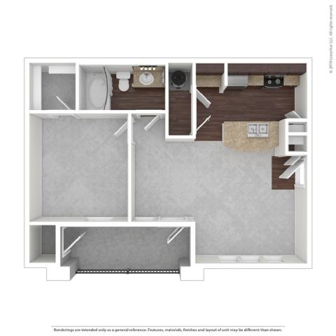 1 bed 1 bath N at Platinum Castle Hills, Lewisville, 75056