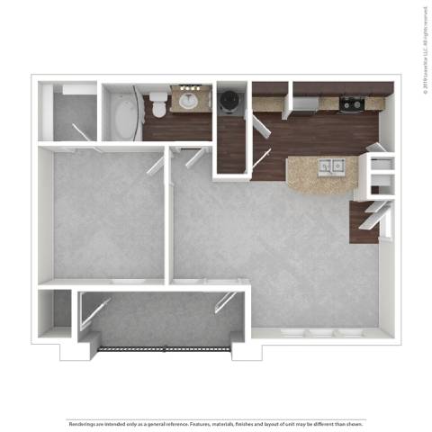 1 bed 1 bath G at Platinum Castle Hills, Lewisville, Texas