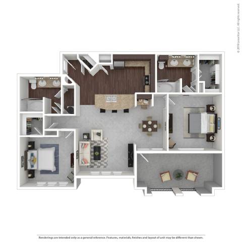 2 bed 2 bath I at Platinum Castle Hills, Lewisville, Texas