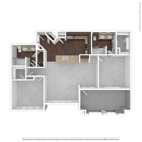 2 bed 2 bath J at Platinum Castle Hills, Lewisville, Texas