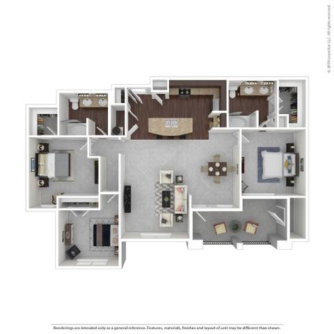 3 bed 2 bath at Platinum Castle Hills, Lewisville, TX, 75056