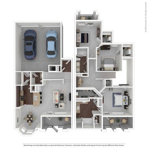 3 bed 2 bath E at Platinum Castle Hills, Lewisville, TX