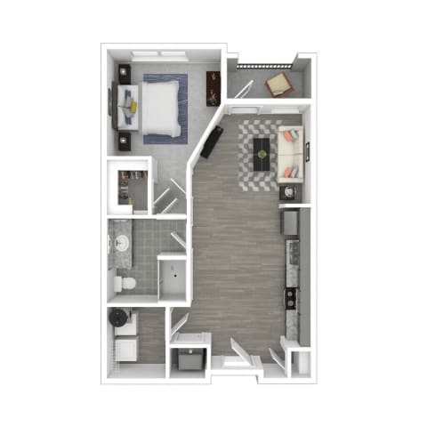 1 bed 1 bath A at The Jane at Preston Trail, Texas