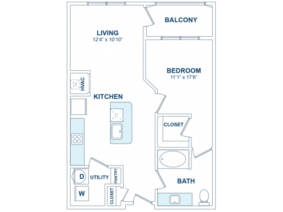 1 bed 1 bath D at The Jane at Preston Trail, Cedar Hill, TX, 75104
