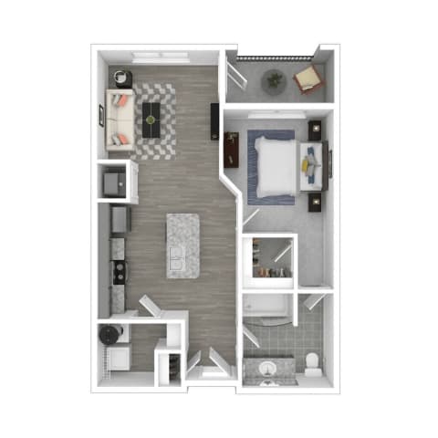 1 bed 1 bath F at The Jane at Preston Trail, Texas, 75104