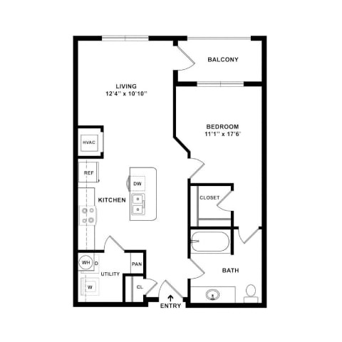 1 bed 1 bath G at The Jane at Preston Trail, Texas
