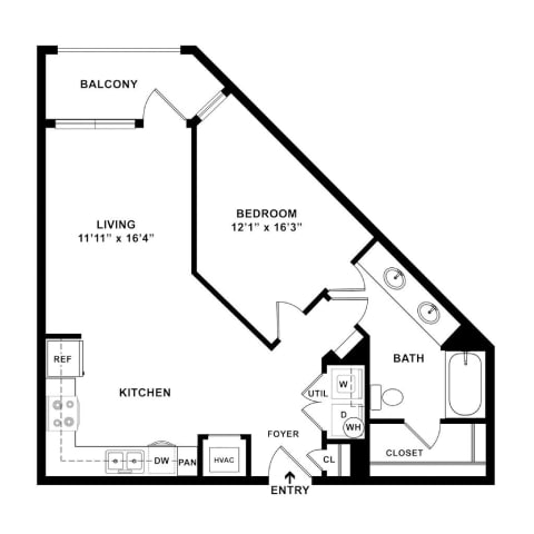 1 bed 1 bath J at The Jane at Preston Trail, Cedar Hill, TX