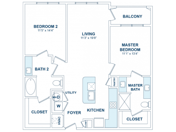2 bed 2 bath at The Jane at Preston Trail, Cedar Hill, TX